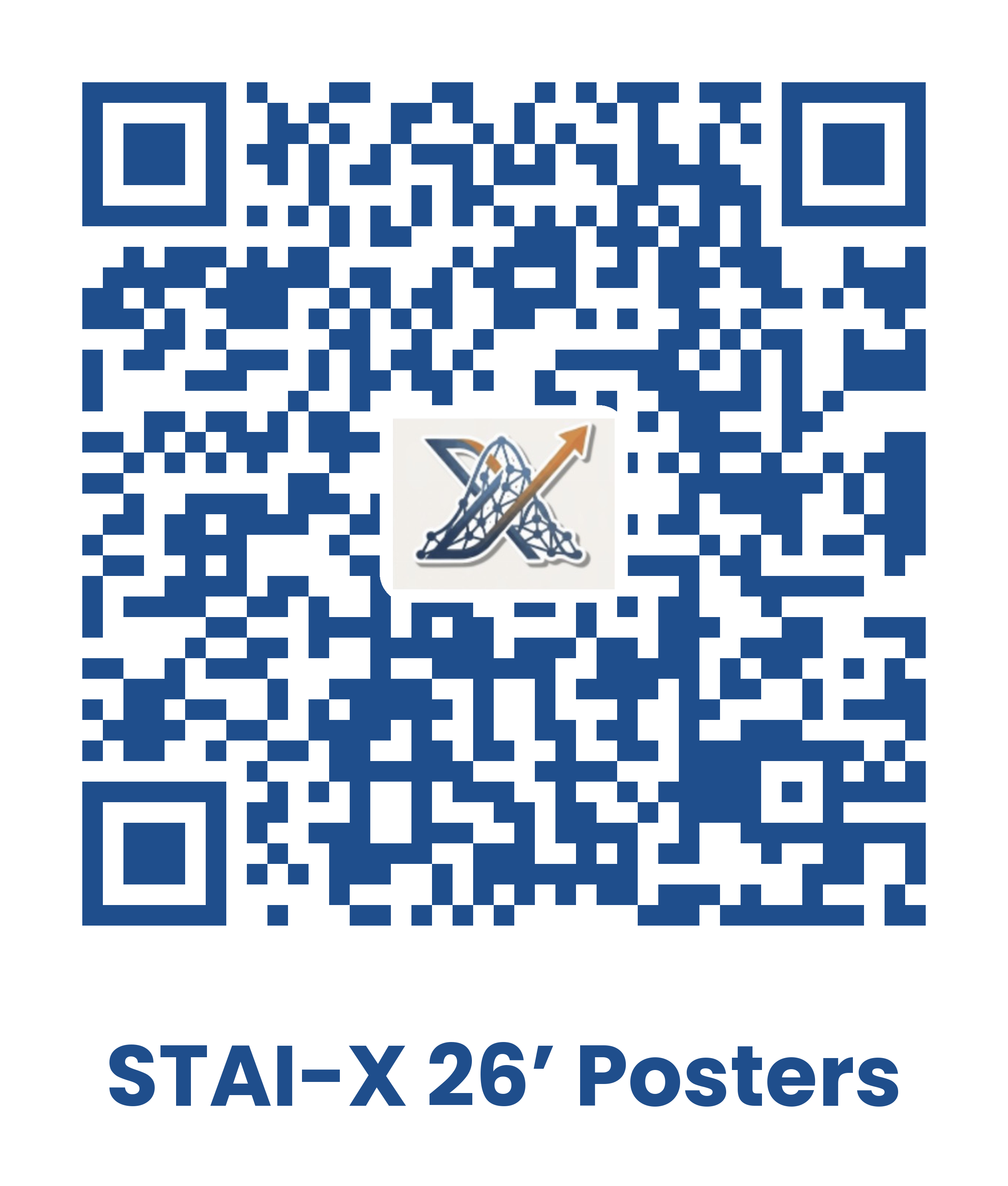 QR code for STAI-X 2026 posters
